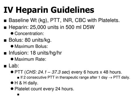 hwpirn|Heparin Dosage Guide + Max Dose, Adjustments .